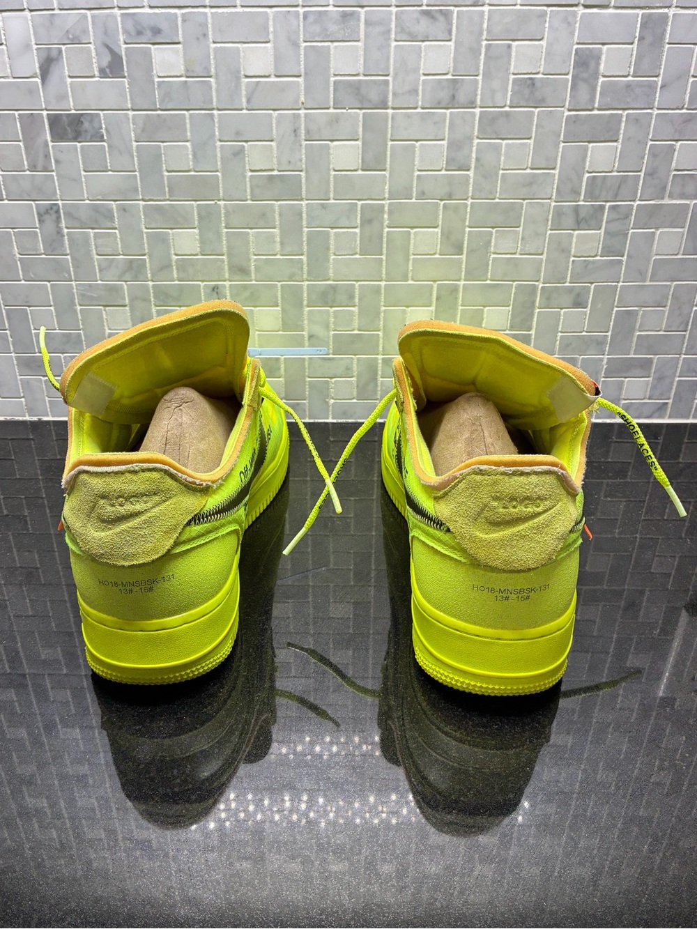 Nike x Off-White Air Force 1 Low Volt AO4606-700 Size 13 OG Box Extra Laces - Picture 2 of 16